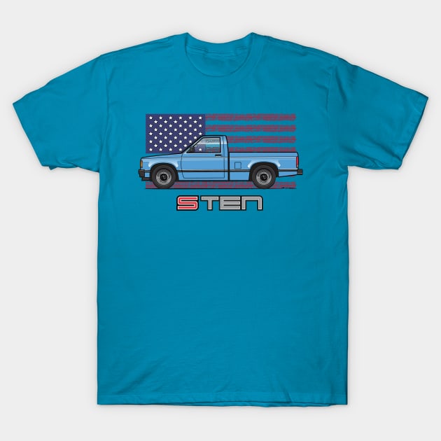 USA Blue T-Shirt by JRCustoms44